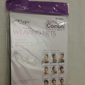 Magic Collection No. 22402, Black Deluxe Invisible Weaving Nets, NEW-Last ONE